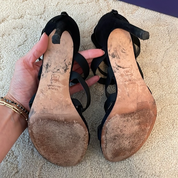 Stuart weitzman black suede sandals - Picture 3 of 5